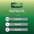 Depend Fit-Flex Underwear for Men (Large) 84 Count
