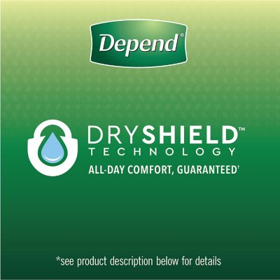 Depend Fit-Flex Incontinence Underwear for Men, Maximum Absorbency, XL, Gray (Packaging may vary)