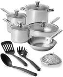 Tools of the Trade Stainless Steel 13-Pc. Cookware Set