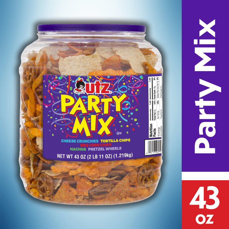 43 oz Utz Party Mix Barrel