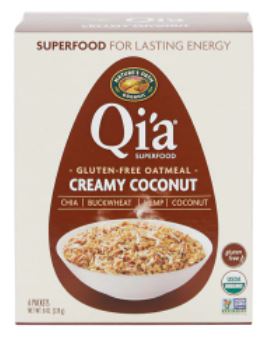 Nature's Path Organic Qia™ Superfood Gluten-Free Oatmeal Creamy Coconut -- 6 Packets