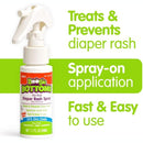 Boogie Bottoms® 1.7 fl.oz. No-Rub Diaper Rash Spray