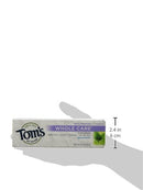 Tom's of Maine Whole Care Fluoride Toothpaste, Peppermint, 2 Count
