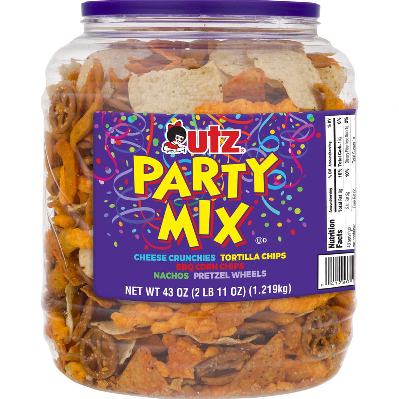 43 oz Utz Party Mix Barrel