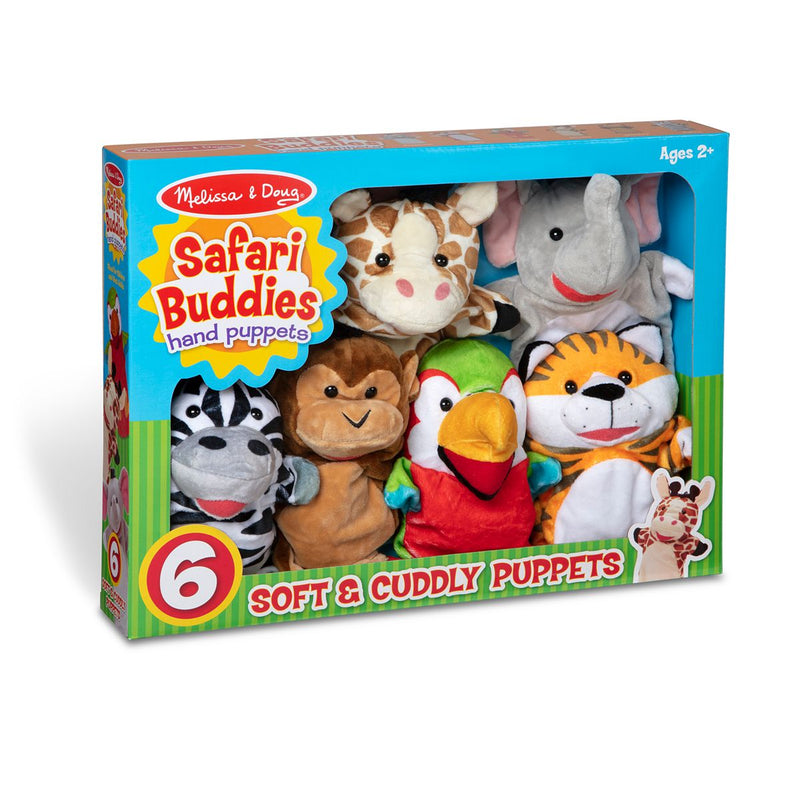 Melissa & Doug Safari Buddies Hand Puppets Set