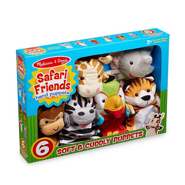 Melissa & Doug Safari Buddies Hand Puppets Set