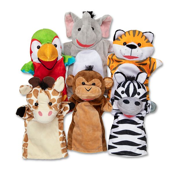 Melissa & Doug Safari Buddies Hand Puppets Set