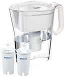 Brita Wave 10 Cup Water Pitcher Plus 2 Advance Filters White - NEW