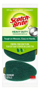 Scotch Brite Heavy Duty Dishwand Refills, 3 Refills Total
