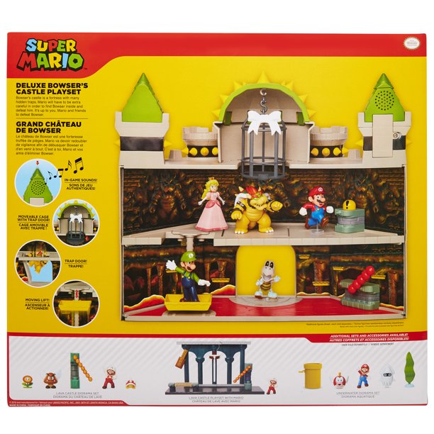 Nintendo 2.5" Bowser Castle Playset