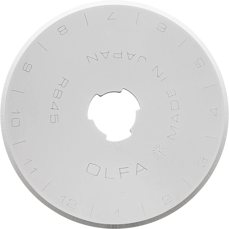OLFA 45mm Rotary Blades, 5-pack. Premium Pack
