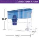 PUR 30 Cup Dispenser Water Filtration System, DS1800Z, Blue/White