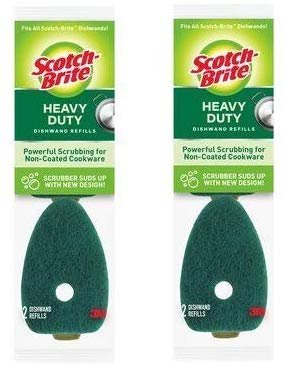 Scotch-Brite Heavy Duty Dishwand Refill, 4-Refills