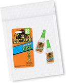 Gorilla Super Glue Gel, 20 Gram, Clear, (Pack of 2)