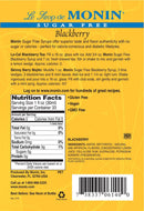 Monin Sugar-Free Blackberry Syrup Plastic Bottle, 1 Liter (33.8 Fl Oz)