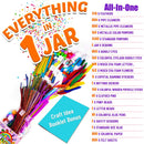 FunzBo Arts and Crafts Supplies for Kids - Assorted Craft Art Supply Kit for Toddlers Age 4 5 6 7 8 9 - All in One D.I.Y. Crafting Collage Arts Set for Kids (Jumbo)