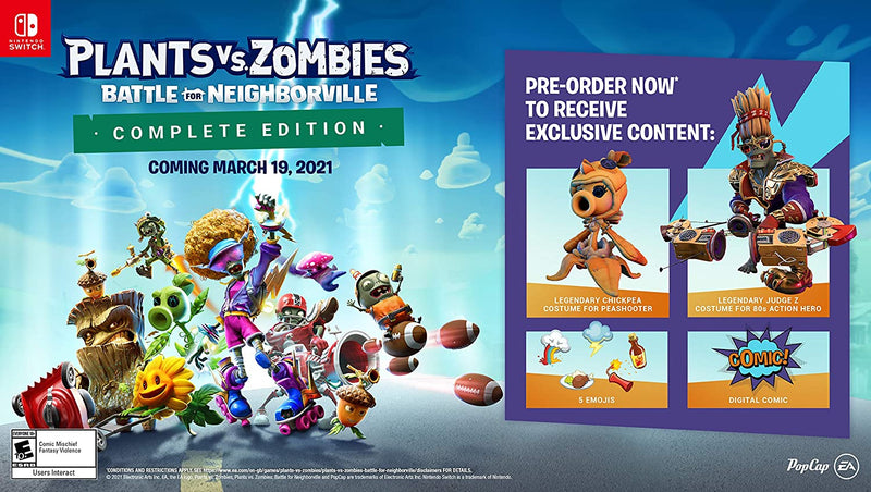 Plants vs. Zombies: Battle for Neighborville Complete Edition - Nintendo Switch