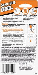 Gorilla Super Glue Gel, 20 Gram, Clear, (Pack of 2)