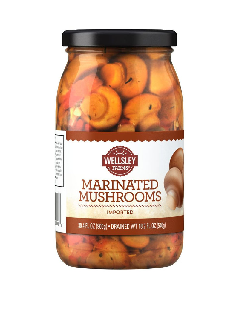 Product of Wellsley Farms Marinated Mushrooms 30.4 oz.