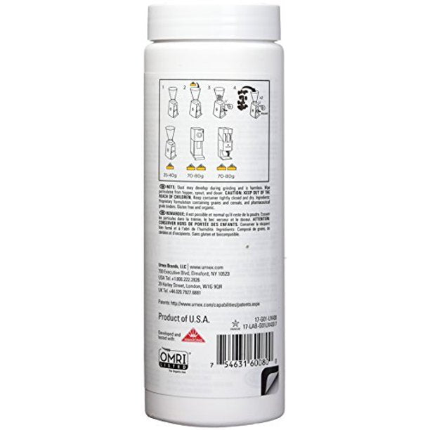 Urnex Grindz Professional Coffee Grinder Cleaning Tablets - 430 Grams - All Natural Food Safe Gluten Free - Cleans Grinder Burr and Casing - Help Extend Life of Your Grinder