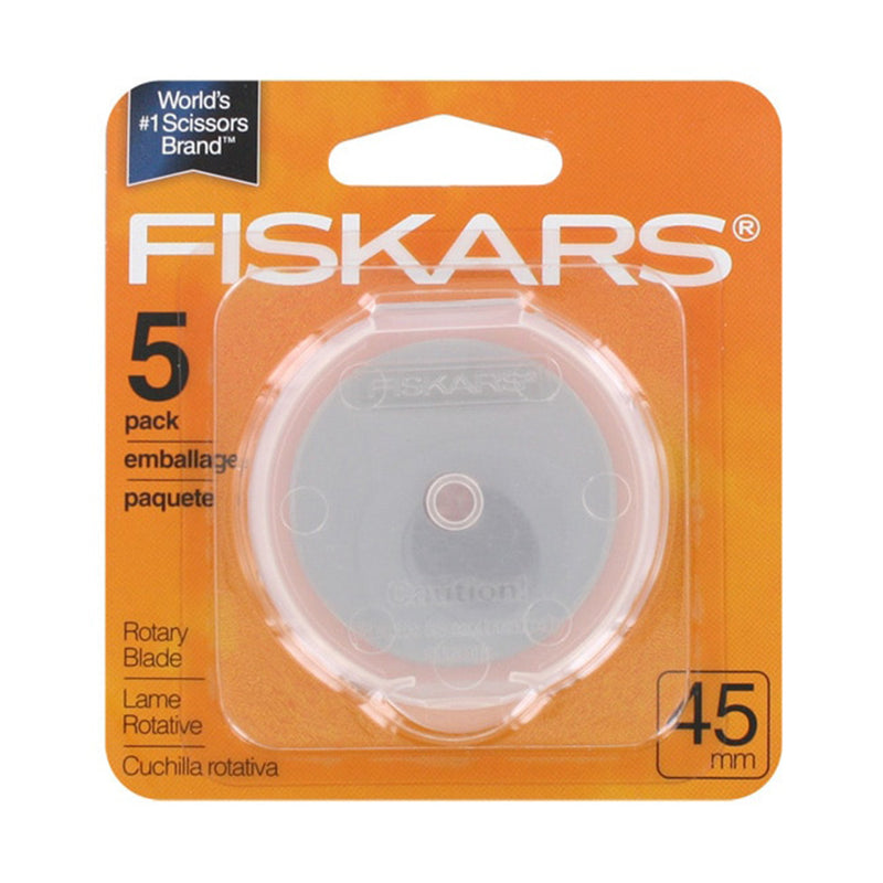 Fiskars Rotary Cutting Blade 5 pack (45 mm, 5pk, Style B)