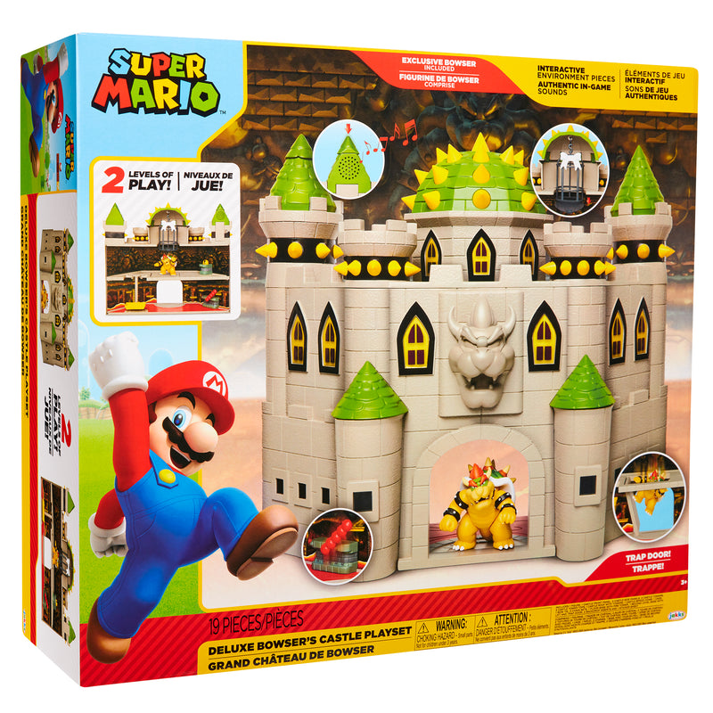 Nintendo 2.5" Bowser Castle Playset