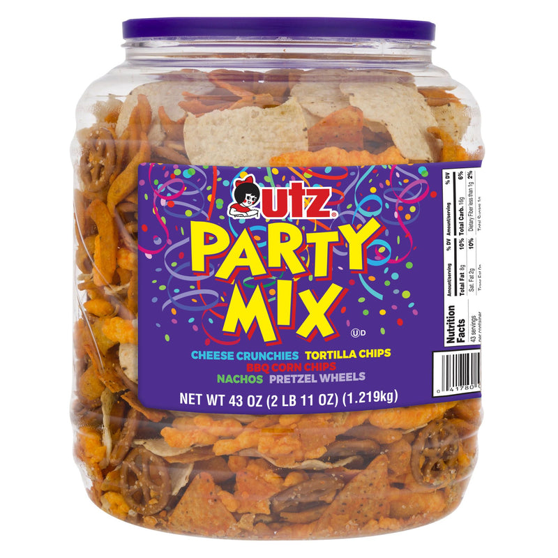 Product of Utz Party Mix Barrel 44 oz.