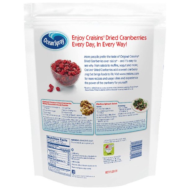 Ocean Spray® Craisins® Dried Cranberries 2-48 oz. Pouches