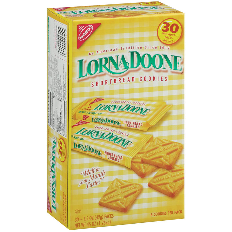 Mondelez Lorna Doone  Cookies, 30 ea