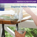 PUR 30 Cup Dispenser Water Filtration System, DS1800Z, Blue/White