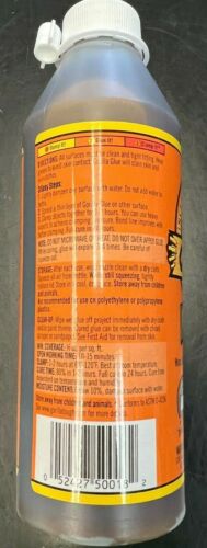 Gorilla 5021801 Waterproof Polyurethane Glue, 18 Ounce Bottle, 1-Pack, Brown