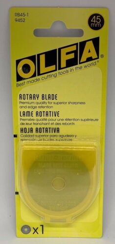 OLFA 45mm Straight Edge Rotary Blade, 1-pack (RB45-1) New