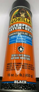 Gorilla Waterproof Patch & Seal Spray, Black, 16 Ounces, 1 Pack 1 - Pack