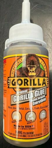 GORILLA® Original Glue - 4 oz 5000408 Wood, Stone, Metal, Ceramic, Foam, Glass